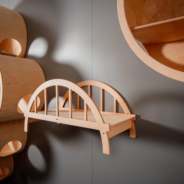 Wooden Cat Bridge, Wall Mounted Cat Bridge, Modern Cat Furniture, Stylish Cat Bridge