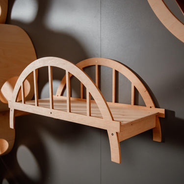 Wooden Cat Bridge, Wall Mounted Cat Bridge, Modern Cat Furniture, Stylish Cat Bridge